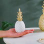 Pineapple Decor White Small - Showpiece | Home decor item | Room decoration item