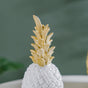 Pineapple Decor White Small - Showpiece | Home decor item | Room decoration item