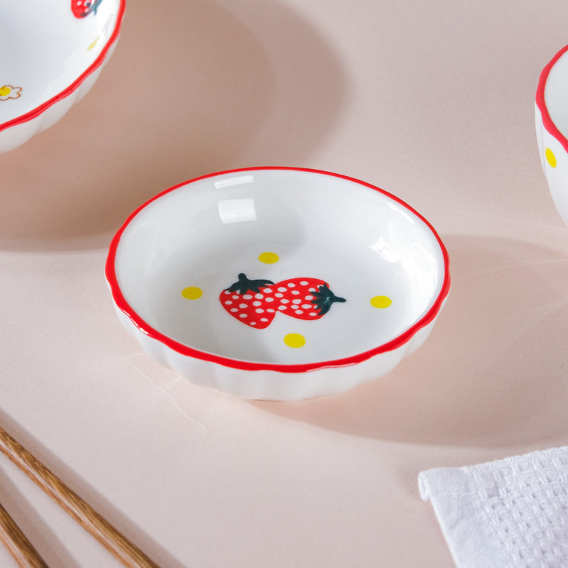 Strawberry 11 Piece Dinner Set For 2