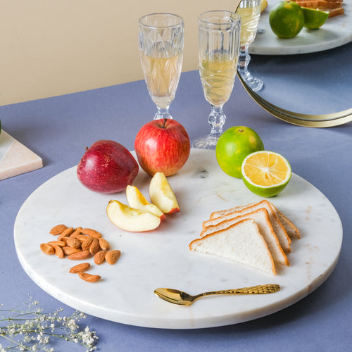 Charcuterie Lazy Susan - Cheese platter, serving platter, food platters | Plates for dining & home decor