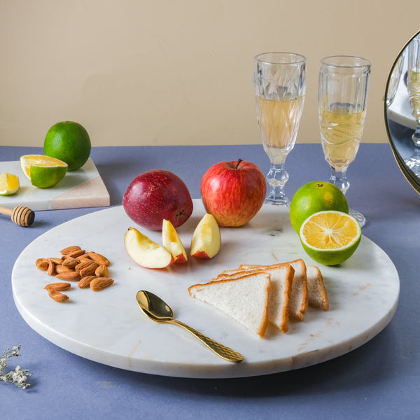 Charcuterie Lazy Susan - Cheese platter, serving platter, food platters | Plates for dining & home decor