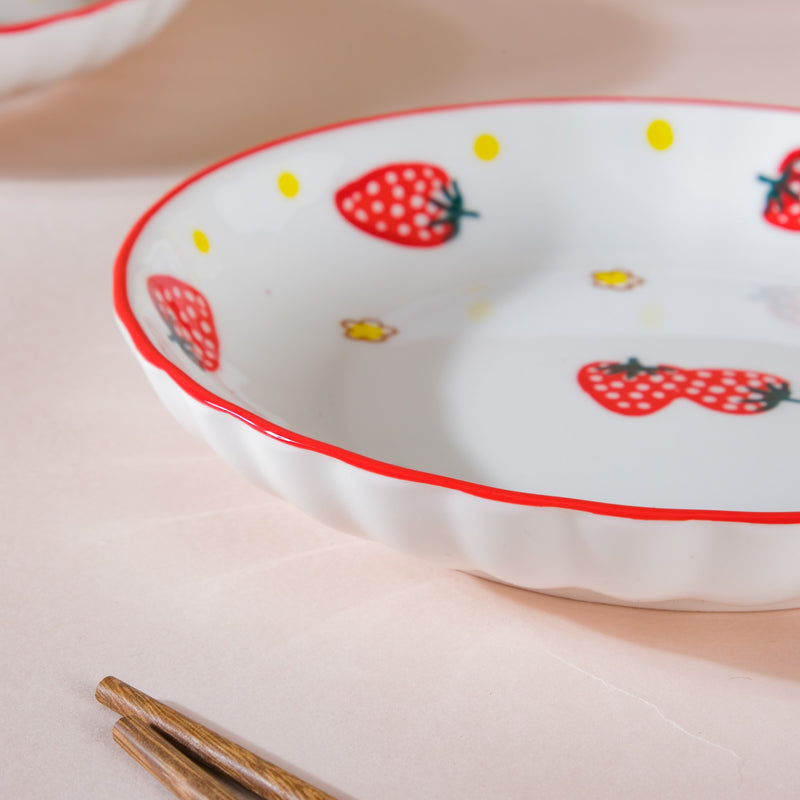 Strawberry 11 Piece Dinner Set For 2