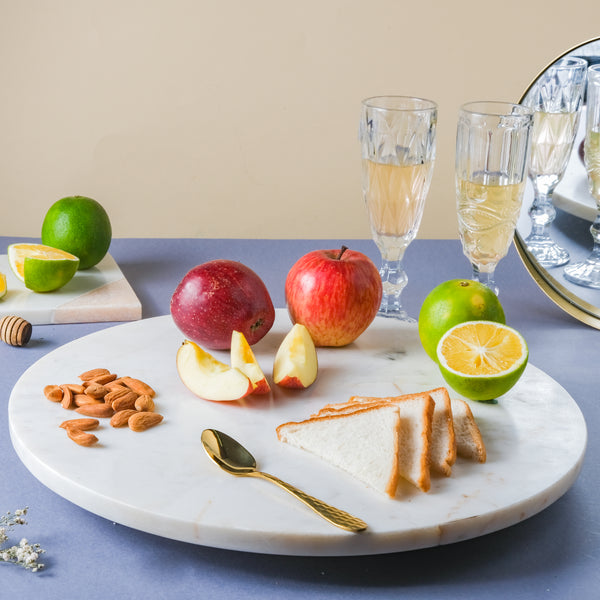 Charcuterie Lazy Susan - Cheese platter, serving platter, food platters | Plates for dining & home decor