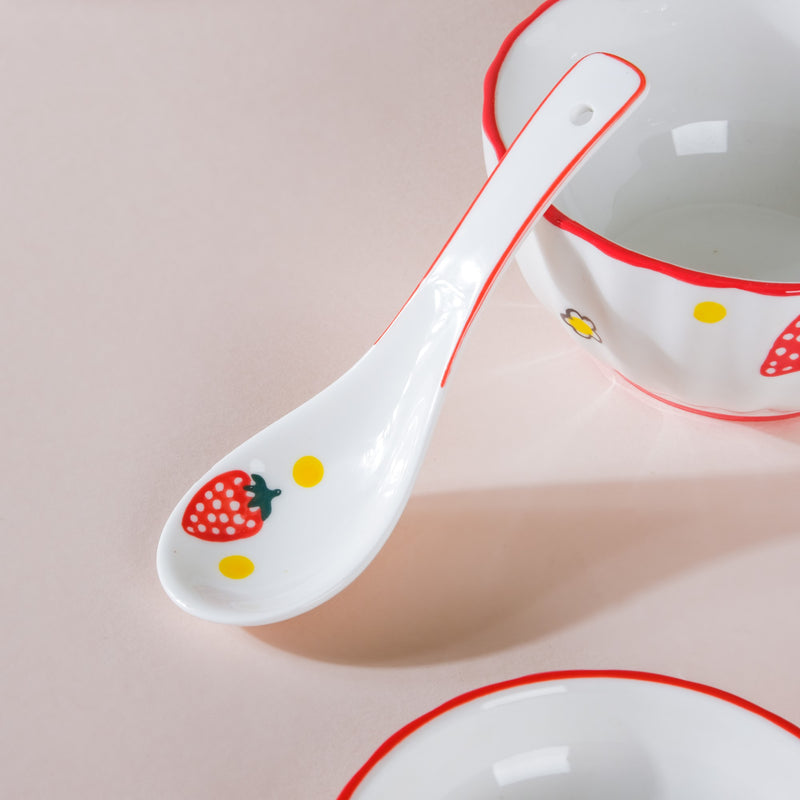 Strawberry 11 Piece Dinner Set For 2
