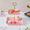 Very Berry Square 2-tier Cupcake Stand