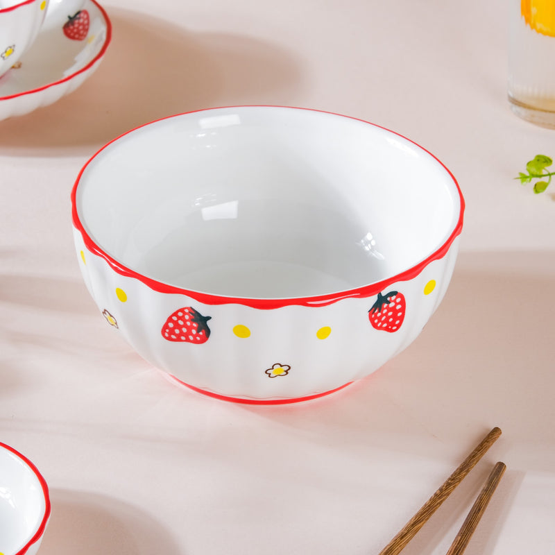 Strawberry 11 Piece Dinner Set For 2