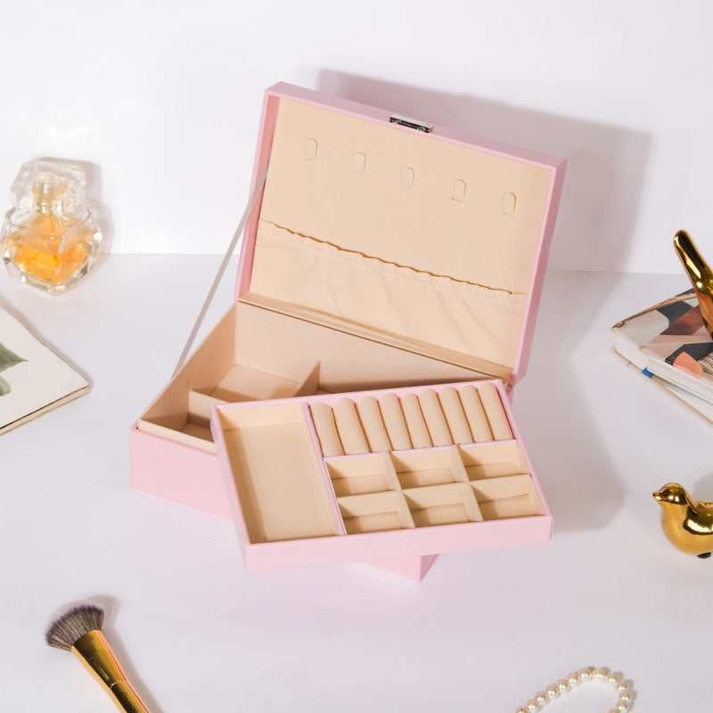 Portable Jewellery Organiser Pink