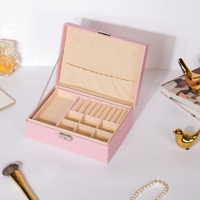 Portable Jewellery Organiser Pink