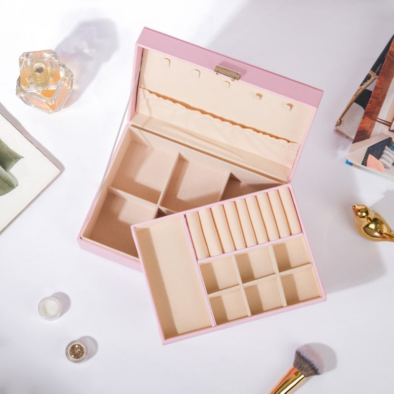 Portable Jewellery Organiser Pink
