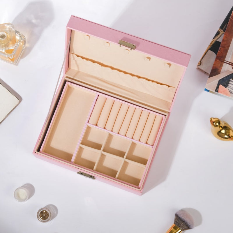 Portable Jewellery Organiser Pink