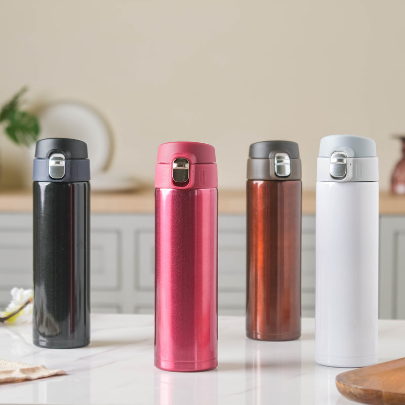 Steel Flask Bottle - Water bottle, flask, drinking bottle | Flask for Travelling & Gym