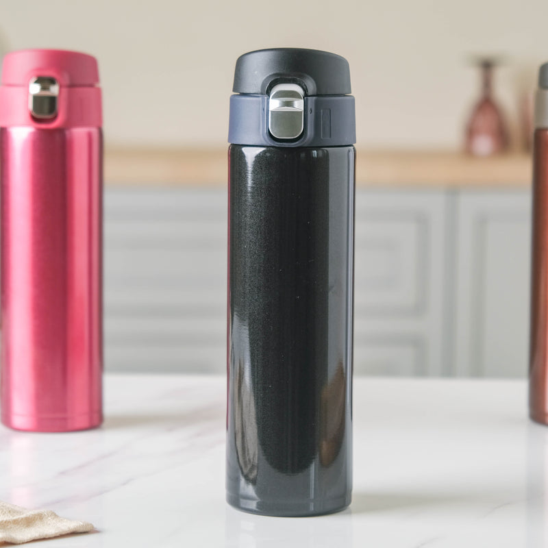 Steel Flask Bottle - Water bottle, flask, drinking bottle | Flask for Travelling & Gym