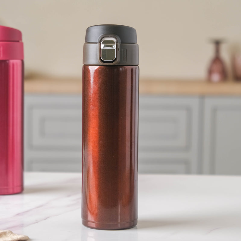Steel Flask Bottle - Water bottle, flask, drinking bottle | Flask for Travelling & Gym