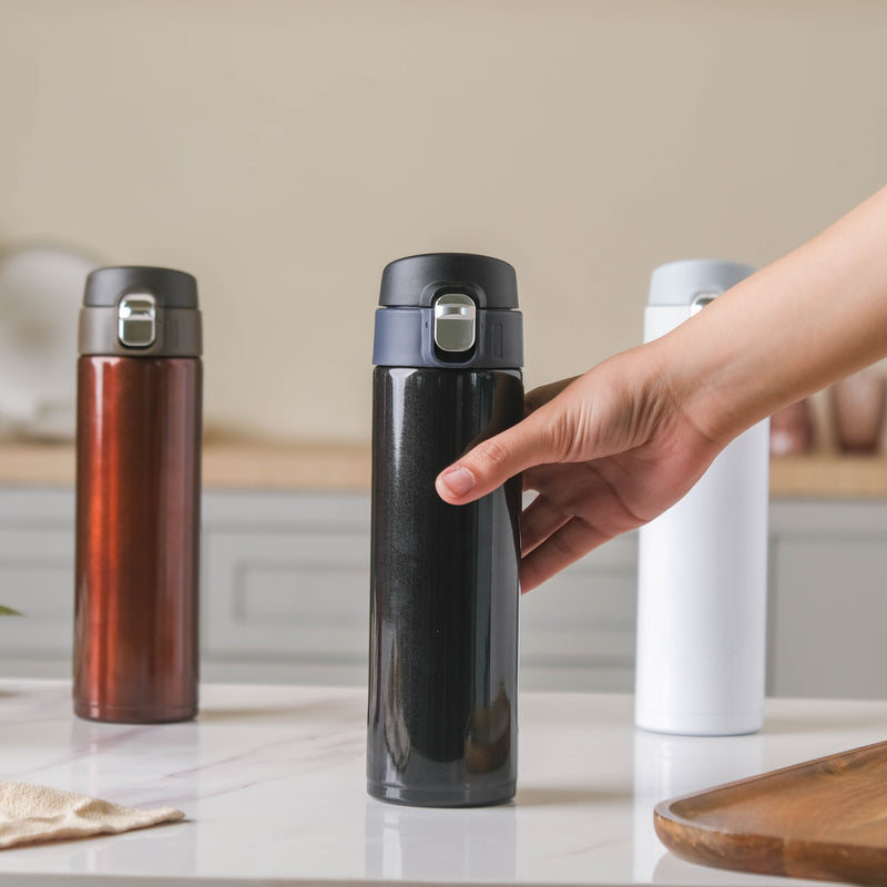 Steel Flask Bottle - Water bottle, flask, drinking bottle | Flask for Travelling & Gym