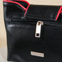 Heart Motif Handbag Black And Red