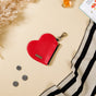 Heart Card Holder Red And Black