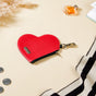 Heart Card Holder Red And Black