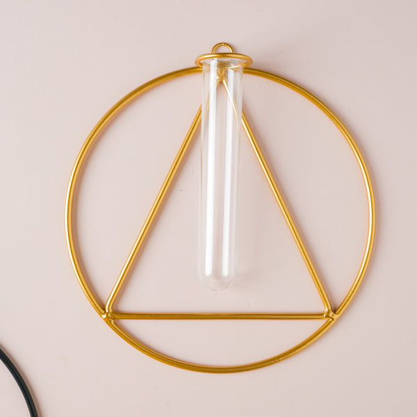 Hanging Glass Planter - Triangle