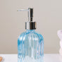 Ocean Blue Glass Dispenser With Nozzle