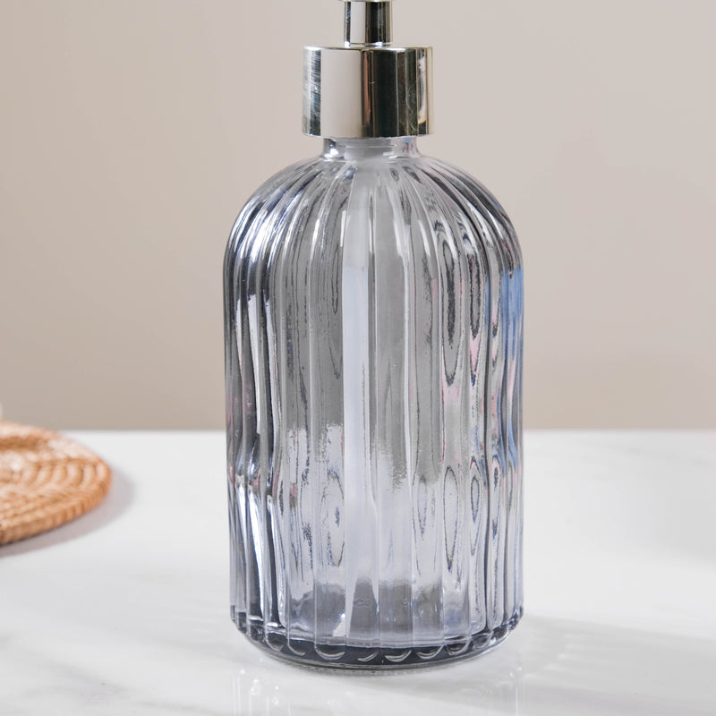 Vienna Grey Glass Dispenser With Nozzle
