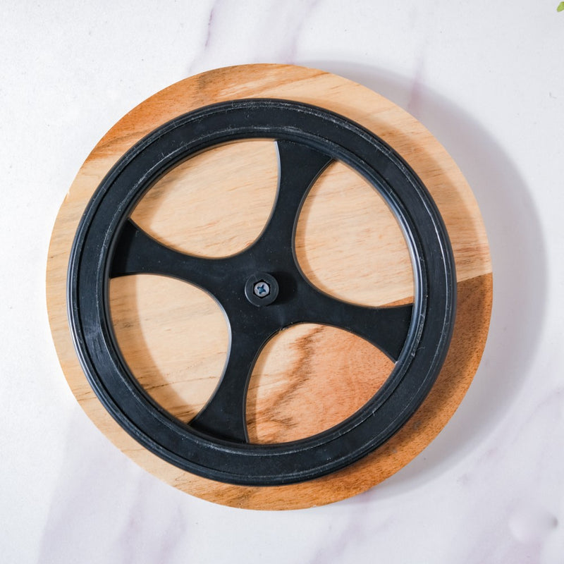 Acacia Wood Rotating Cake Stand 8 Inch