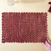 Rectangular Sabai Mat Red