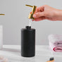 Chimera Black and Gold Ceramic Dispenser With Nozzle