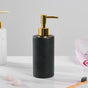 Chimera Black and Gold Ceramic Dispenser With Nozzle