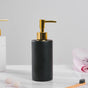 Chimera Black and Gold Ceramic Dispenser With Nozzle