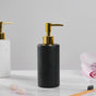 Chimera Black and Gold Ceramic Dispenser With Nozzle