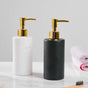 Chimera Black and Gold Ceramic Dispenser With Nozzle