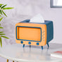 TV Tissue Box With Stand Blue - Tissue box and organizer | Home and room decor items