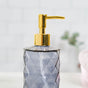 Vienna Grey Textured Glass Dispenser With Nozzle