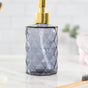 Vienna Grey Textured Glass Dispenser With Nozzle