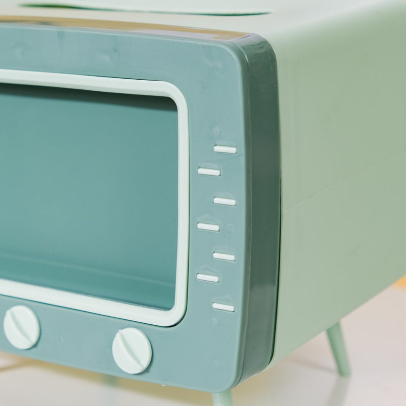 TV Tissue Box With Stand Green - Tissue box and organizer | Home and room decor items