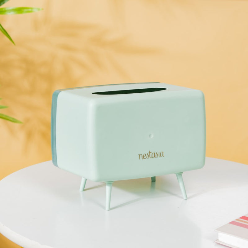 TV Tissue Box With Stand Green - Tissue box and organizer | Home and room decor items