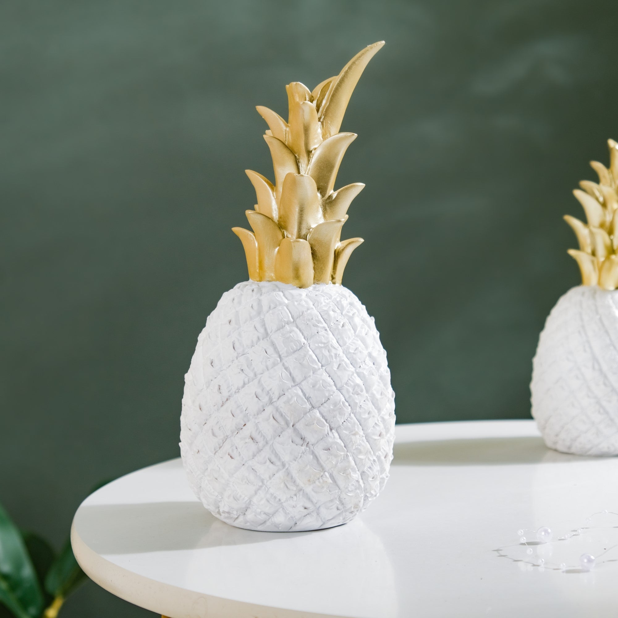 Home Décor - Large Pineapple Décor In White For Kitchen Décor ...