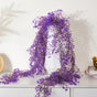 Artificial Hanging Willow Flowers Bunch Purple - Artificial Plant | Flower for vase | Home decor item | Room decoration item