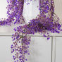 Artificial Hanging Willow Flowers Bunch Purple - Artificial Plant | Flower for vase | Home decor item | Room decoration item