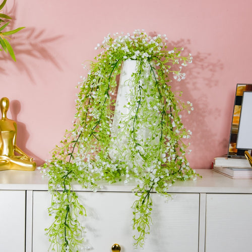 Artificial Hanging Willow Flowers Bunch Green - Artificial Plant | Flower for vase | Home decor item | Room decoration item
