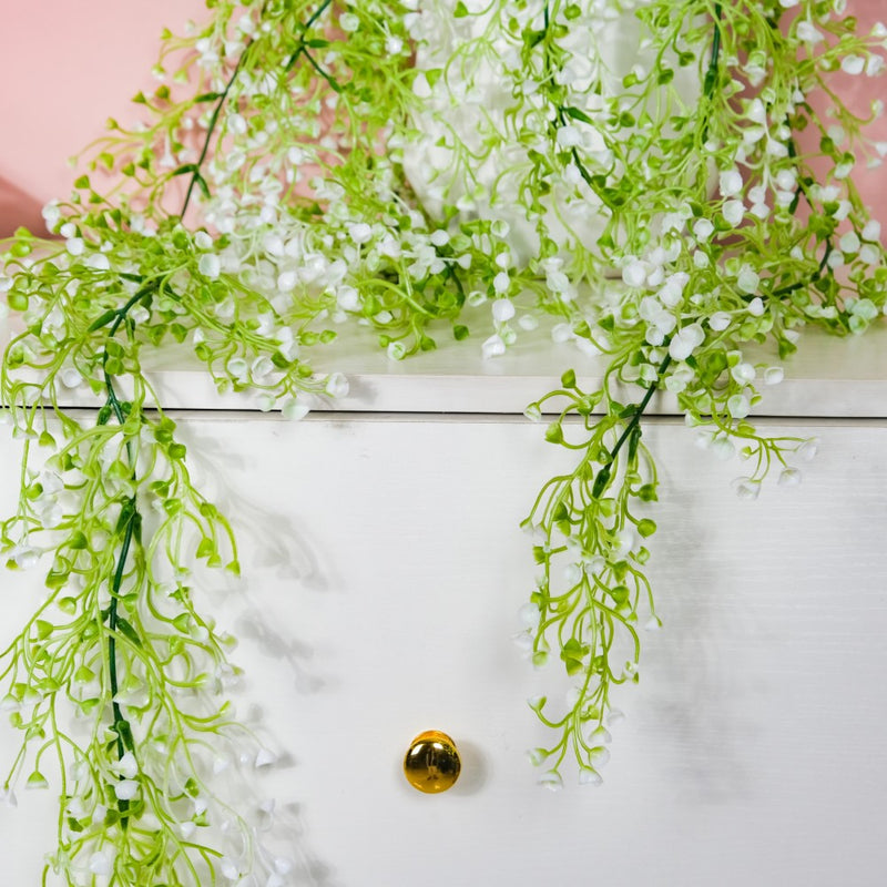 Artificial Hanging Willow Flowers Bunch Green - Artificial Plant | Flower for vase | Home decor item | Room decoration item