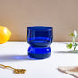 Transparent Borosilicate Glass Tumbler Blue