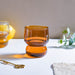 Transparent Borosilicate Glass Tumbler Amber