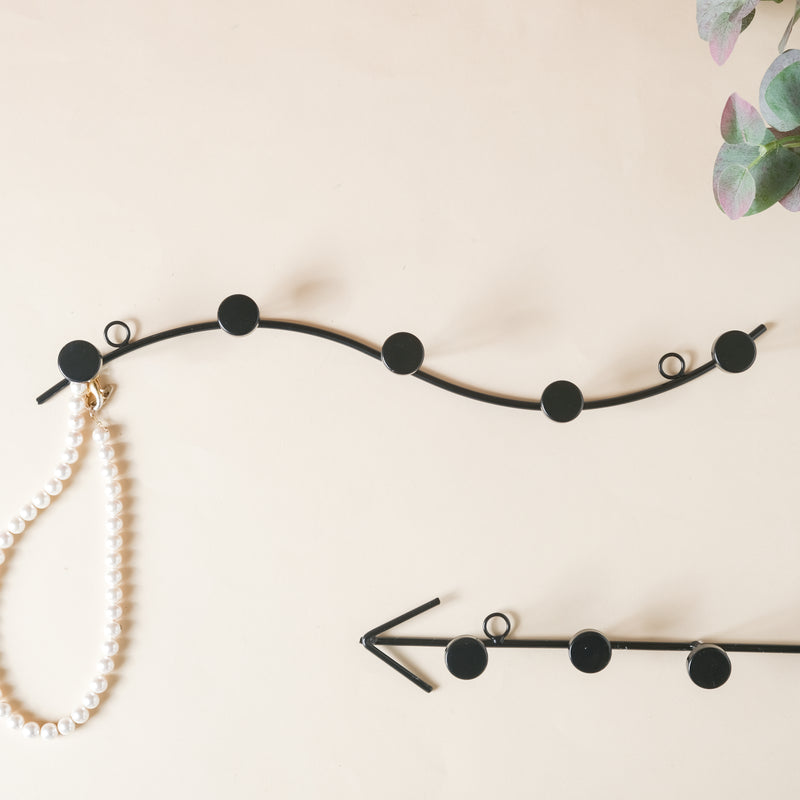 Clothes Hook - Black - Wall hook/wall hanger for wall decoration & wall design | Home & room decoration ideas