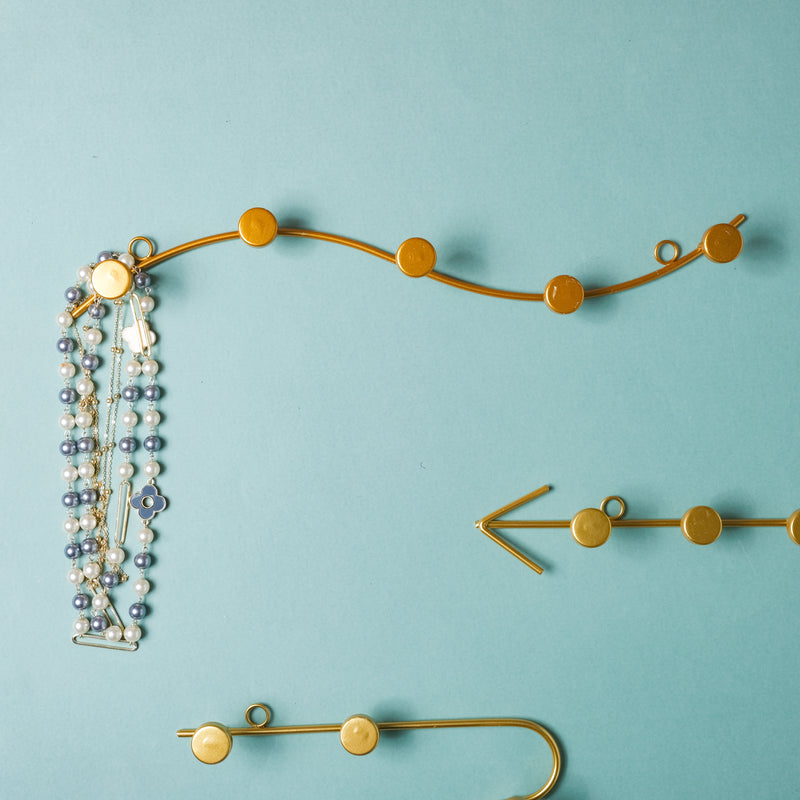 Clothes Hook - Gold - Wall hook/wall hanger for wall decoration & wall design | Home & room decoration ideas