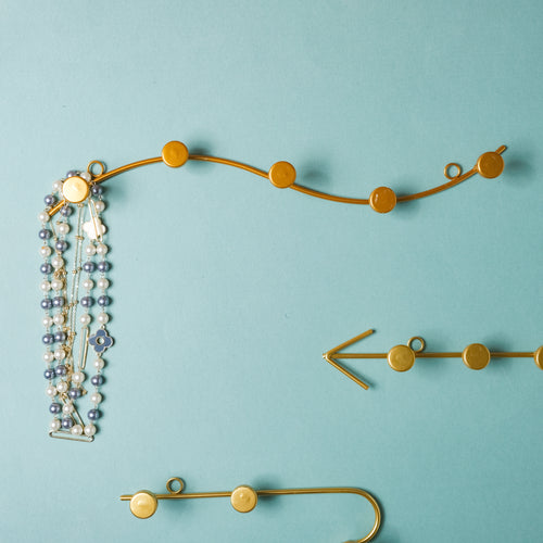 Clothes Hook - Gold - Wall hook/wall hanger for wall decoration & wall design | Home & room decoration ideas
