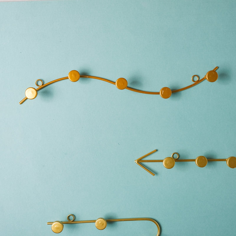 Clothes Hook - Gold - Wall hook/wall hanger for wall decoration & wall design | Home & room decoration ideas