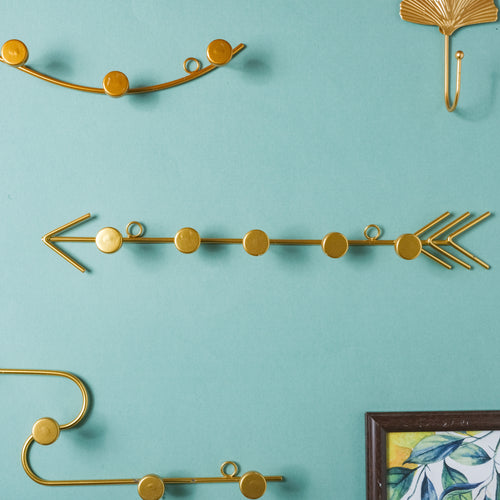 Clothes Hook - Gold - Wall hook/wall hanger for wall decoration & wall design | Home & room decoration ideas