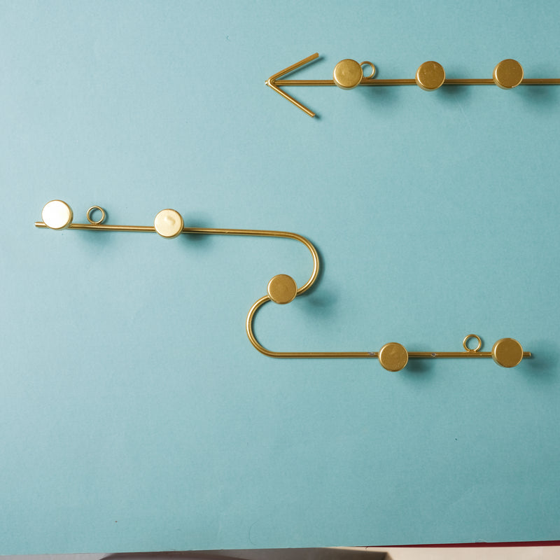 Clothes Hook - Gold - Wall hook/wall hanger for wall decoration & wall design | Home & room decoration ideas