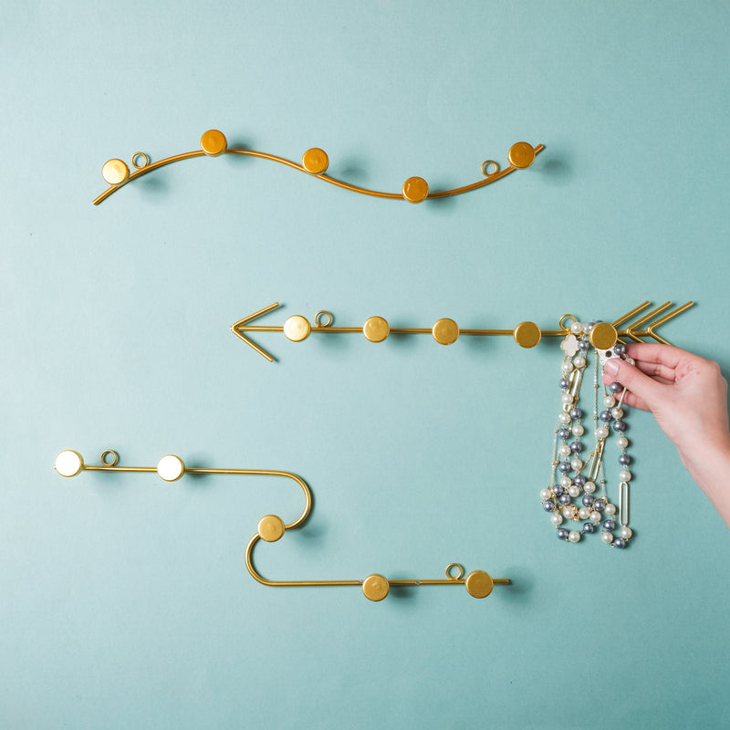 Clothes Hook - Gold - Wall hook/wall hanger for wall decoration & wall design | Home & room decoration ideas